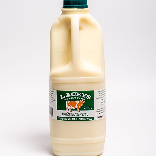 Lacey's Farm Milk 2ltr Semi