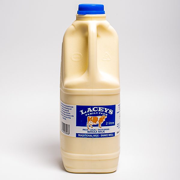 Lacey's Farm Milk 2ltr Whole