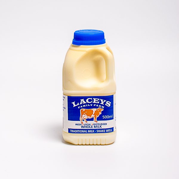 Lacey's Milk 500ml Whole