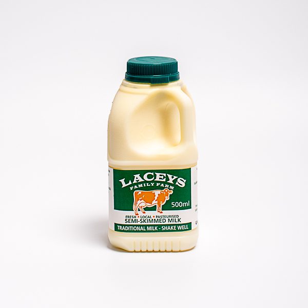 Lacey's Farm Milk 500ml Semi